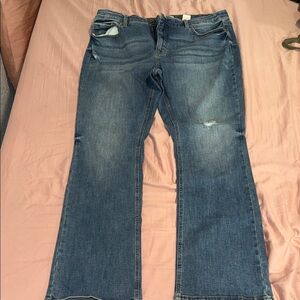 Eunina Flare Jeans in Classic Blue